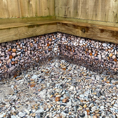 Cost Wise unique garden pond/stream liner, tough 280gsm pebble pattern ...
