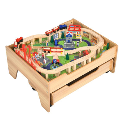 Diy kids train table on sale