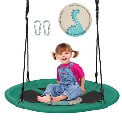 Round swing seat top
