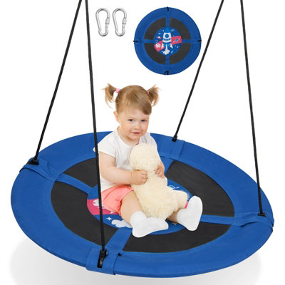 Costway 104cm Saucer Tree Swing Indoor Outdoor Flying Swing Seat - Main Image