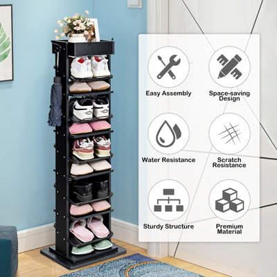 Rotating Shoe Rack Building Plan