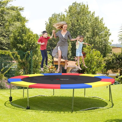 Costway 12 FT Trampoline Spring Safety Cover Trampoline Replacement EPE Foam Pad