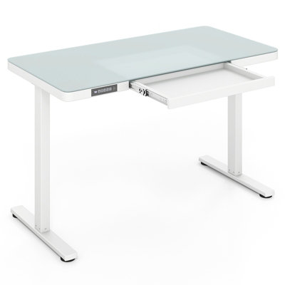 Fusion White & Brown Desk with Drawer & Chair | Bob's