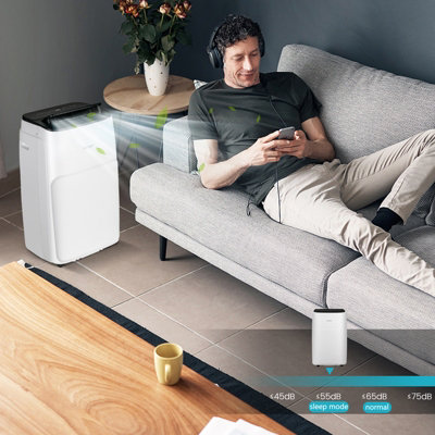 Costway 12000BTU 5-in-1 Portable Air Conditioner Air Cooler Heating Fan Dehumidifier - 8