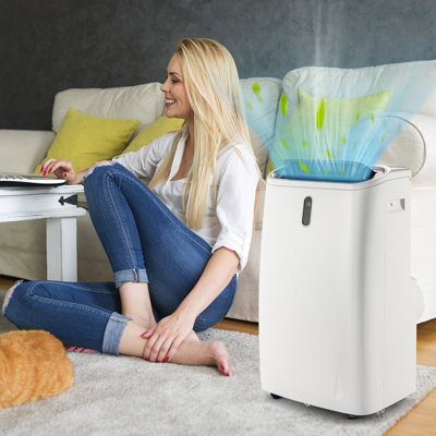 Costway 12000BTU  Air Conditioner 4-in-1 Portable Air Cooler Heating Fan & Dehumidifier - 9