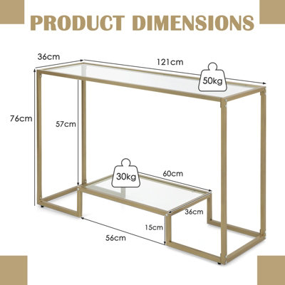 36 inch tall sofa table online