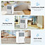 Costway 12L/D Portable Home Dehumidifier Quiet Electric Dehumidifier with 24H Timer