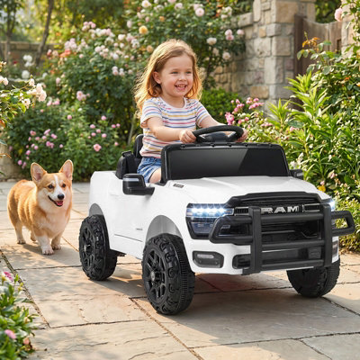 COSTWAY 12V Kids Ride On Car Licensed RAM 3500 Electric Vehicle Remote ...
