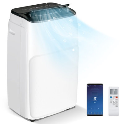 Costway 14000 BTU 4-in-1 Portable Air Conditioner Air Cooler Heating Fan Dehumidifier