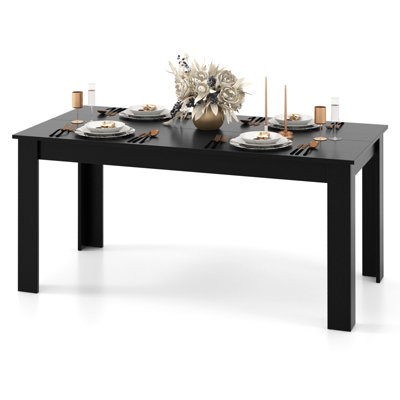 Large Dining Table For 8 - To 10 Person 94In Long Expandable Dinning Kitchen Room Tables 6 8 10 People Seater Extendable Modern Dinner Mesas De Comedor Rectan