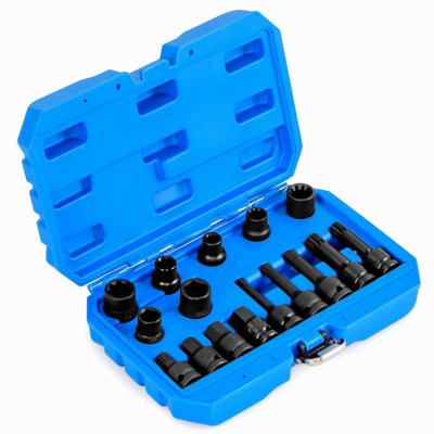COSTWAY 16pcs Impact Brake Caliper Socket Set 1/2