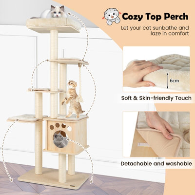 Cat climbing tree diy sale