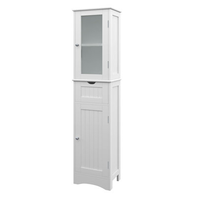 Costway 170cm Tall Bathroom Storage Cabinet Freestanding Floor Cabinet Price Comparisons | Compare The Build