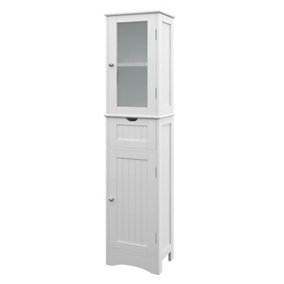 Costway 170cm Tall Bathroom Storage Cabinet Freestanding Floor Cabinet