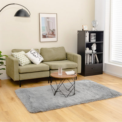 Costway 180 x 120cm Modern Soft Shag Rug Ultra Soft Fluffy Throw Carpets - 3