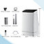 Costway 18000 BTU 4-in-1 Portable Air Conditioner Air Cooling Fan Dehumidifier AC Unit