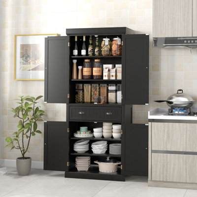 Tall kitchen storage cupboard hotsell
