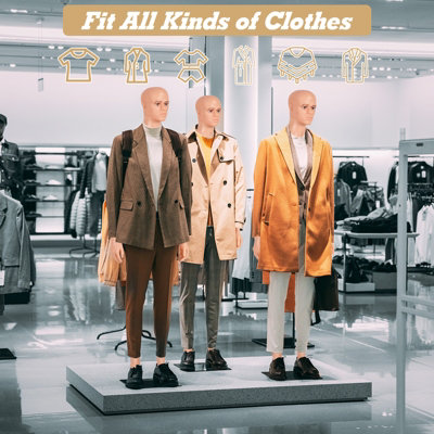 Plastic Male Mannequin  Firefly Store Solutions