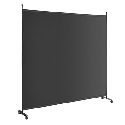 Costway 184cm Single Panel Room Divider Rolling Privacy Screen w ...