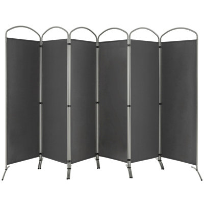Costway 188cm Privacy Screen Panel Folding Room Divider Fabric Wall