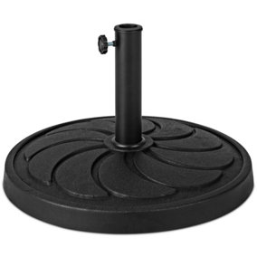 Costway 18kg Patio Round Umbrella Weighted Base Heavy-Duty Table Market Stand