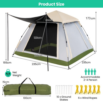 Stand up tent new arrivals