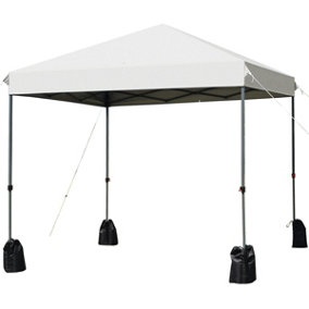 Costway 2.4x2.4m Folding Pop UP Canopy Tent Gazebo Marquee Garden Patio