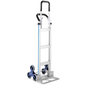 Costway 2-In-1 Aluminum Hand Truck Convertible Stair Climbing Cart and Dolly