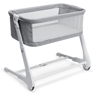 Costway 2-in-1 Baby Bedside Crib Bassinet and Sofa