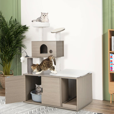 Cat condo tree house best sale