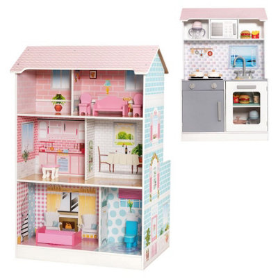 Teamson cheap kitchen dollhouse