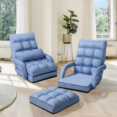 Costway folding deals lazy sofa chair