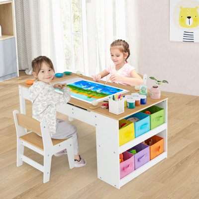 Child's drawing table and chair hotsell