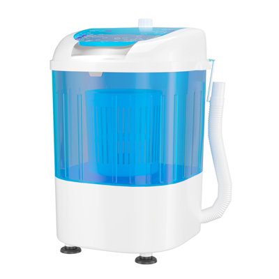 Costway 2-in-1 Mini Washing Machine Single Tub Washer and Spin Dryer W/ Timing Funtion