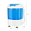 Costway 2-in-1 Mini Washing Machine Single Tub Washer and Spin Dryer W/ Timing Funtion