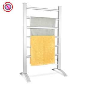 Costway 2-in-1 Multifunctional Electric Towel Warmer 100W Heater Drying Cloth Stand Rack