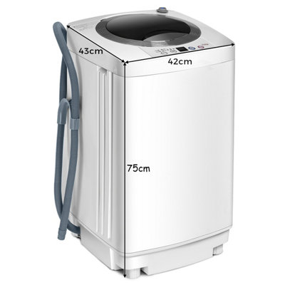 Lavadora Twin Tub Washing Costway In Portable Washing Machine
