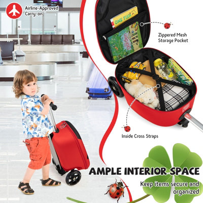 Suitcase for air travel clearance