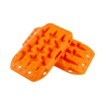 Costway 2 PCS Large Recovery Traction Boards Set W/ Jack Lift Base