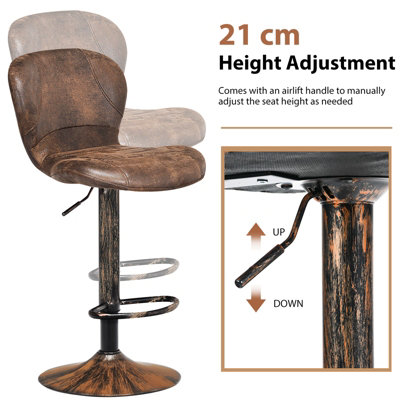 Hydraulic lift 2025 bar stools