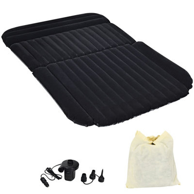 Costway 2 Person Inflatable Car Mattress w/ Air Pump & Storage Bag Portable Car Bed