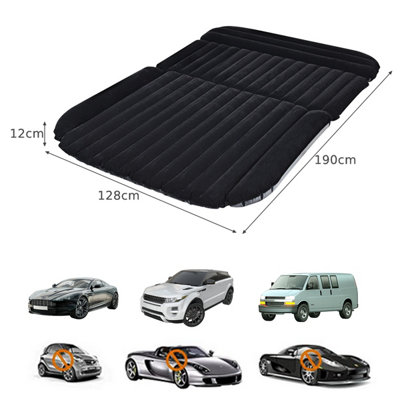 Costway 2 Person Inflatable Car Mattress w/ Air Pump & Storage Bag Portable Car Bed