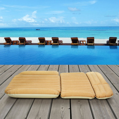 Costway 2 Person Inflatable Car Mattress w/ Air Pump & Storage Bag Portable Car Bed - 6