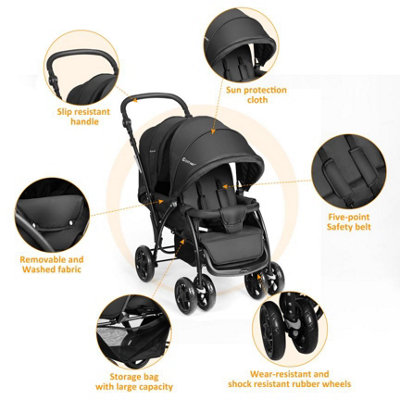 Stroller with adjustable handle online