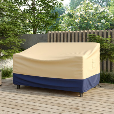 Costway 2Seater Outdoor Sofa Cover Heavy Duty Polyester Patio Sofa