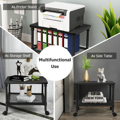 Printer Desk Printer Stand Printer Shelf Under Desk Printer