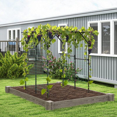 SUPVOX Wire Rope Clamp Chain Trellis Screw Metal Trellis Screw Wire Wall For Climbing Plants Indoor For Vine Silver Stainless Steel