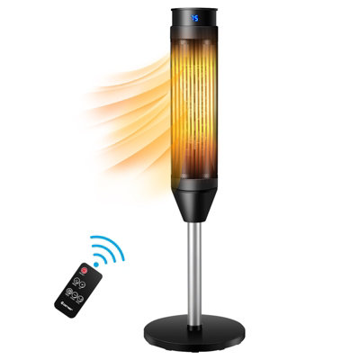 Costway 2000W Electric Tower Fan Heater Oscillating Ceramic PTC W/ Digital Timer & Remote Price Comparisons | Compare The Build