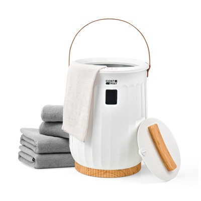Costway 20L Towel Warmer Bucket Towel Warmer Spa Towel Heater with LED  Display Timer | DIY at Bu0026Q