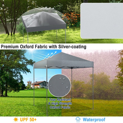 Costway 2x2M Outdoor Pop-up Canopy Instant Setup Tent Sun